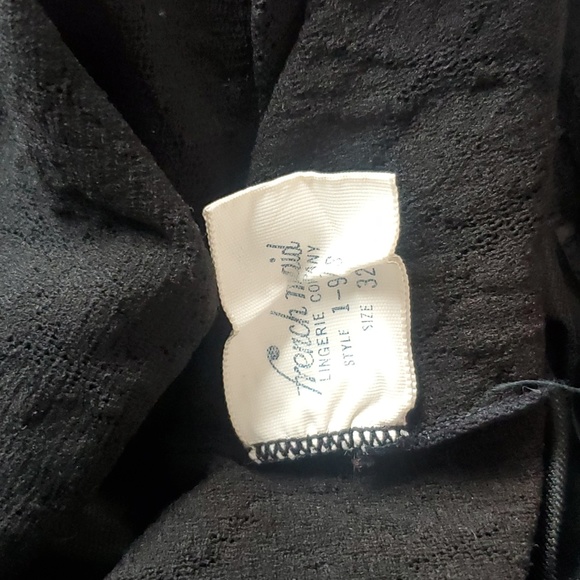 Vintage 80s Black Negligée - Picture 6 of 7